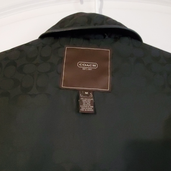 Coach Jacket Black Size M Women's - Picture 7 of 7